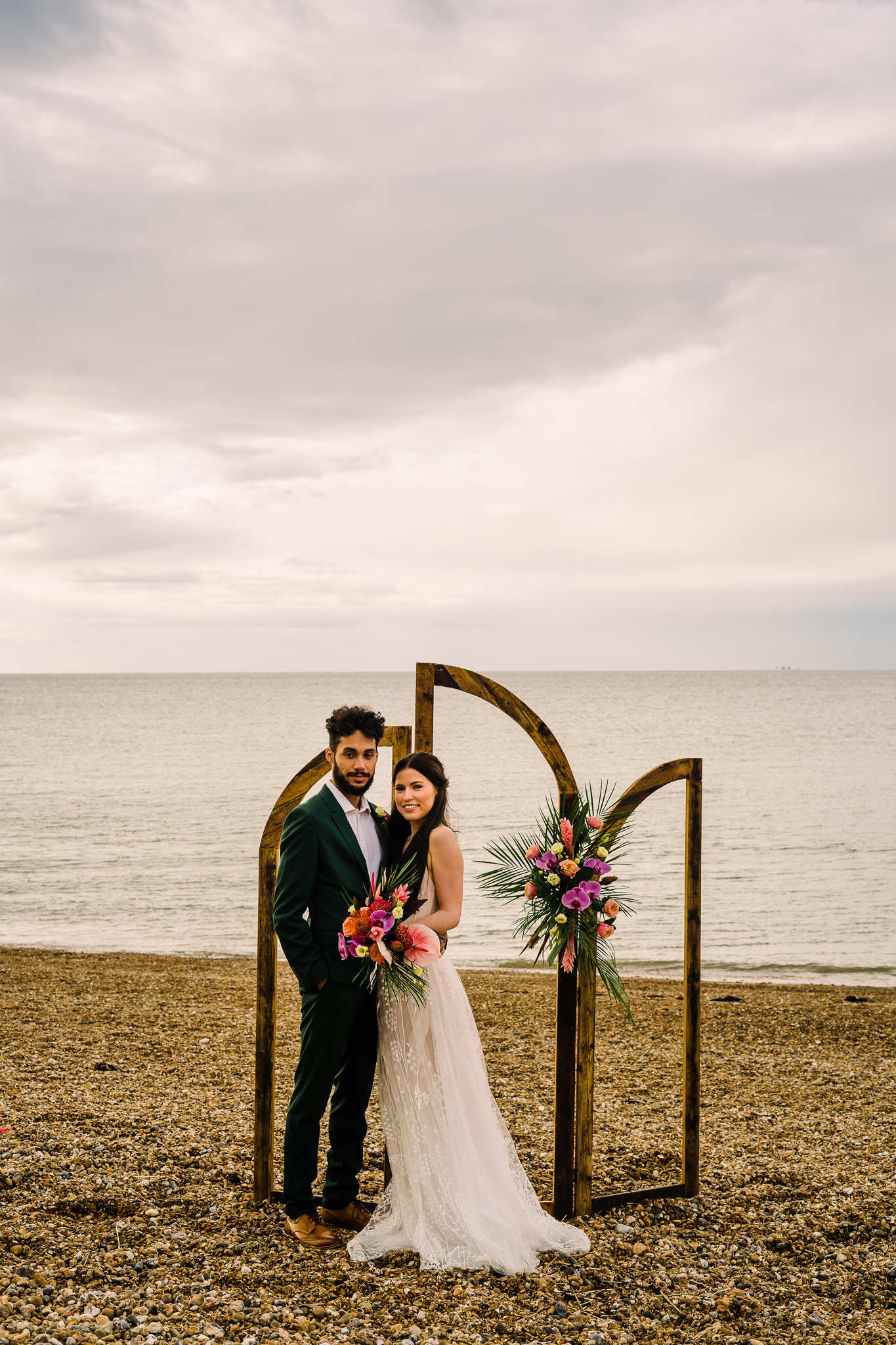 The Beacon house Whitstable, Kent Beach Wedding, Tropical Beach Wedding, Kent Wedding Photographer, Beacon House Wedding, Whitstable Wedding, british seaside wedding