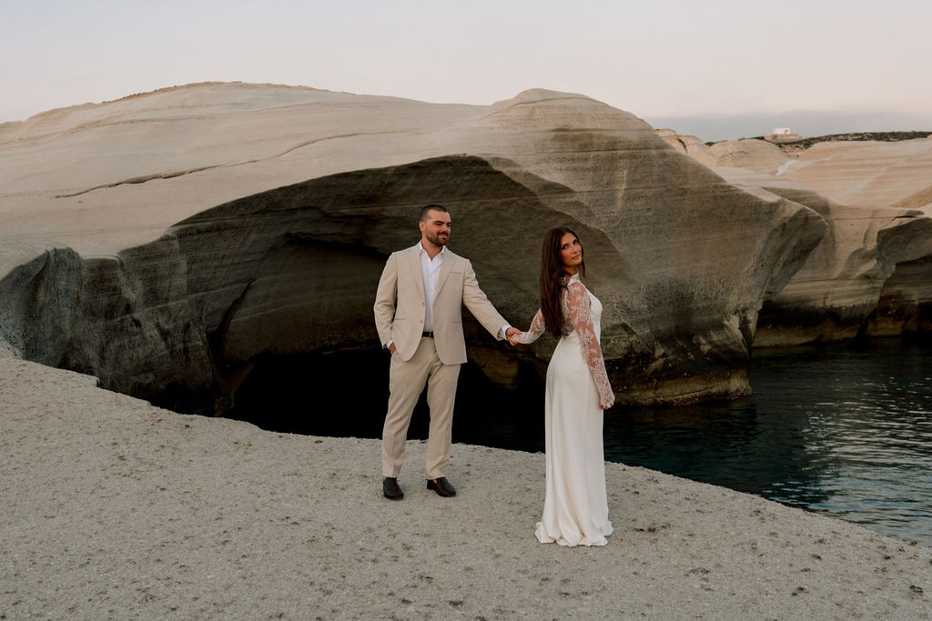 Milos Elopement, Destination Wedding Photographer, Greece Wedding, Milos Wedding, Elopement in Milos, Elopement in Europe, Destination Wedding, Elopement Photographer